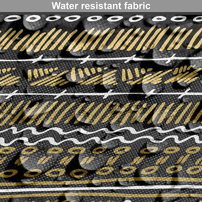 Ambesonne Boho Dog Crate Cover, Tribal Ethnic Retro Mayan Native American Funky Hippie Culture Pattern, Easy to Use Pet Kennel Cover for Cats & Medium Dogs, 30 Inch, Coffee Charcoal