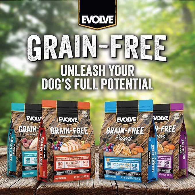 Evolve Grain Free Deboned Salmon & Sweet Potato Recipe Dog Food, 12 lb.
