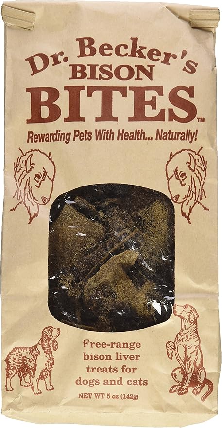 Dr. Becker's Bites - Bison Dog Treats 5 OZ