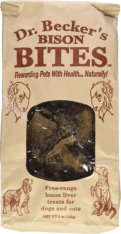 Dr. Becker's Bites - Bison Dog Treats 5 OZ