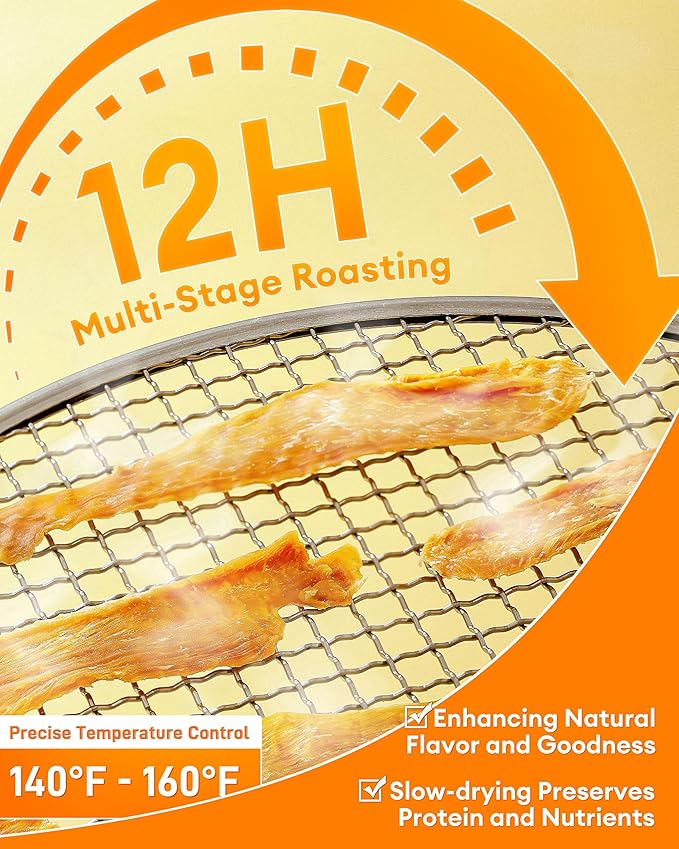 Chicken Jerky Dog Treats - All-Natural, High-Protein 17.63 oz Sealed Box, Single-Ingredient, Preservative-Free, Gluten-Free, Perfect for Training & Healthy Snacking