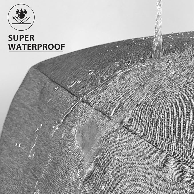 600D Dog Crate Cover, Waterproof Pet Kennel Cover with Storage Bag Fit for 30 Inch Wire Crate Dog Cage, 30 Inches, Gray