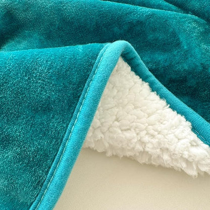 Bucephalus Waterproof Dog Blanket, Thick Reversible Soft Pet Blankets for Couch Bed Protection, Pee Proof Sherpa Fleece Blanket for Small Medium Large Dogs Puppy Cats Washable (Teal, 50"_60")