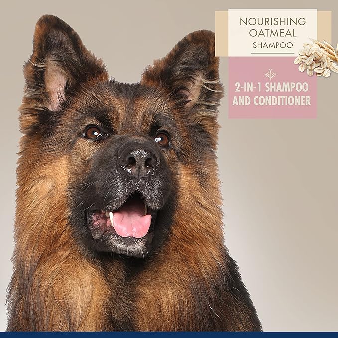 Four Paws Magic Coat Professional Series Nourishing Oatmeal 2 in 1 Dog Shampoo and Conditioner, 16 oz.
