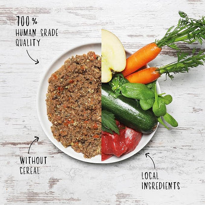 DOG'S LOVE Single Protein, Limited Ingredients, Ethically Sourced, Grain Free Wet Dog Food - Canned Soft Dog Food, Grain Free Dog Food for Your Dog - Premium Can Dog Food | 6 cans (14.1 Oz, Beef)