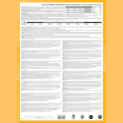 Canine Caviar - Open Meadow: Lamb & Pearl Millet Alkaline Dry Dog Food, Limited Ingredients, Gluten-Free, Based on Science & Research, Veterinary Alternative Diet (22 Pound Bag)