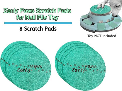 Dog Nail File & Scratch Pad Replacement - Refillable Discs & Board for Nail Care