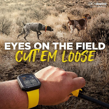 Dogtra Pathfinder 2 - Hunting Ecollar GPS Dog Training Collar with Remote, 9 Mile Range, Tracking & Containment for Medium & Large Dog Breeds, Electric GEO Fence Tracker, Stimulation, Vibration, Tone