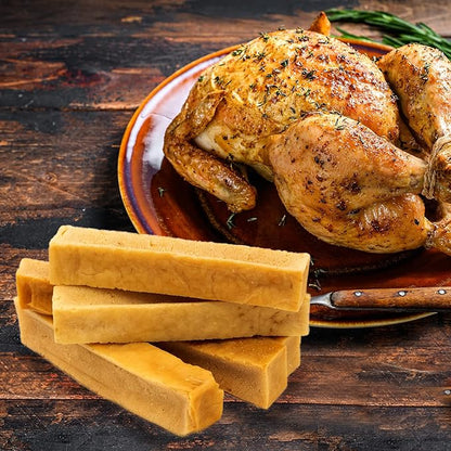 EcoKind Premium Gold Yak Cheese Himalayan Dog Chews, Dog Treats Large Breed, All Natural, High Protein Dog Chew, Chicken, Large - 3 Chews