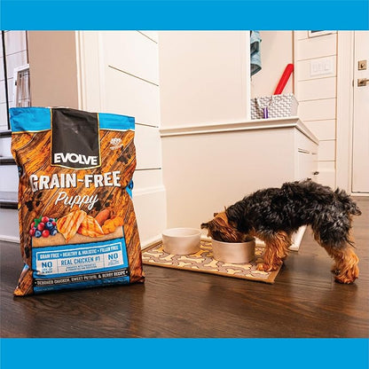 Evolve Grain Free Puppy Dog Food with Deboned Chicken, Sweet Potato & Berry, 4lb