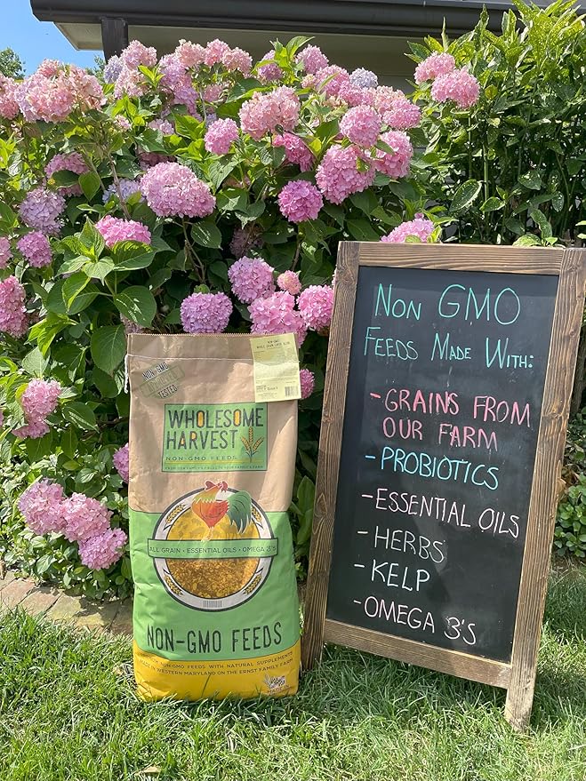 Non-GMO Turkey & Game Bird Starter Feed  40 lb, 28% Protein, Omega-3, Calcium, Probiotics, Prebiotics & Herbs  Complete Nutrition and Quality Game Bird Feed