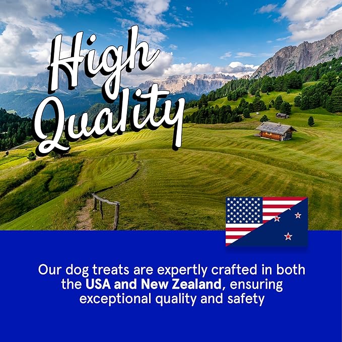 Real Meat Dog Treats - Two 12oz Bag of Bite-Sized Air-Dried Lamb Jerky for Dogs - Grain-Free Jerky Dog Treat Made up of 95% Human-Grade, Free-Range, Grass Fed Lamb - All-Natural High Protein Dog Treat