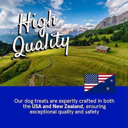 Real Meat Dog Treats - Two 12oz Bag of Bite-Sized Air-Dried Lamb Jerky for Dogs - Grain-Free Jerky Dog Treat Made up of 95% Human-Grade, Free-Range, Grass Fed Lamb - All-Natural High Protein Dog Treat