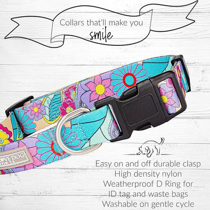 Lucky Love Dog Collars, Cute X-Small Dog Collars for Female Dogs, Part of Purchase Donated to Rescue, Caroline, Extra Small