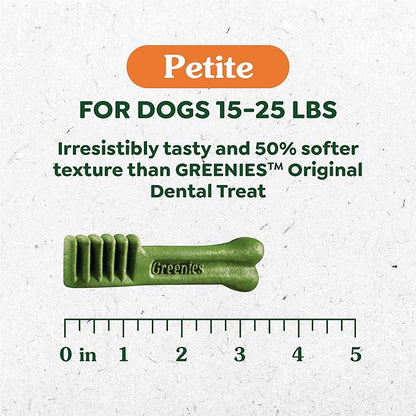 Greenies Aging Care Petite Dental Dog Treats, 27 oz. Pack (45 Treats)