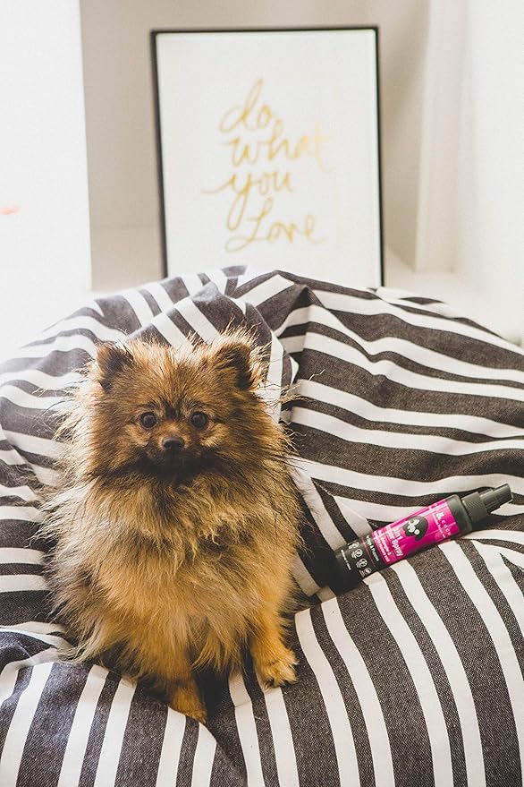 Rufus & Coco 3-in-1 Natural Pamper Spray | Detangle, Shine & Deodorize | Paraben Free with no Build up Mist| Hypoallergenic Fresh Fragrance