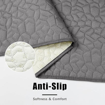 Waterproof Dog Blanket, Washable Anti-Slip Pet Couch Covers for Sofa,Pet Hair Resistant Blankets Bed Chair Furniture Couch Protector for Dogs -82x82,Darkgrey