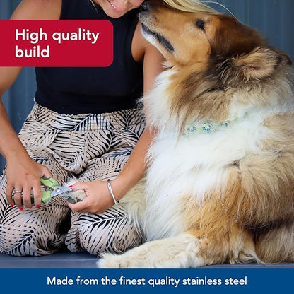 Coastal Pet Safari Professional Dog Nail Trimmer - Nail Clippers & Supplies for Grooming - Dog Claw Care for Small & Large Pets - Large, 6.6" x 2"