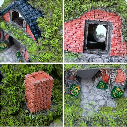 M2cbridge Antique Roman Column Ruins European Castle Aquarium Decorations Fish Tank Hideout Rocks (Fairy Garden)