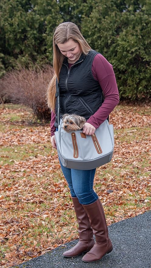Pet Gear Tote/Sling Carrier for Cats/Dogs, Storage Pocket, Removable Washable Liner, Zippered Top and Mesh Windows, 2 Models, 6 Colors