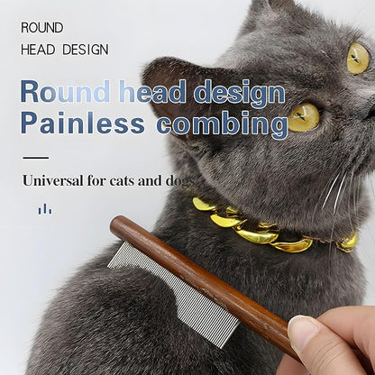 5 Pack Dog Slicker Brush,Wooden Handle Grooming Brush for Shedding & Grooming Short Long Haired Pets,Removes Loose Fur, Undercoat, Tangled for Sensitive Skin of Cats,Easy to Cleaning