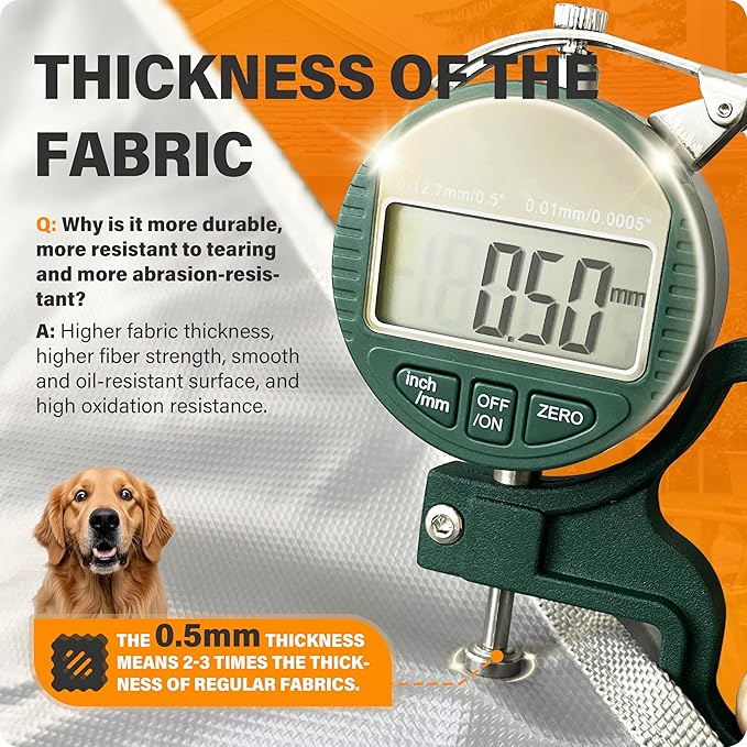 Dog Crate Cover 42 Inch Heavy-Duty Insulated & Breathable  Dog Kennel Cover for 42___28___30__ Wire Crates. Adjustable Light & Ventilation, Anxiety Relief Design, Gray (Cover Only