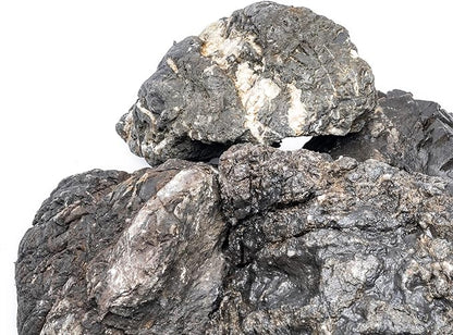 SubstrateSource Natural Stone for Aquarium, Terrarium, Paludarium, Reptile Enclosures - Set of Decorative Rocks for Landcapes, Aquascaping, Fish Tank Decor (Rhino Stone, 20 Pounds)