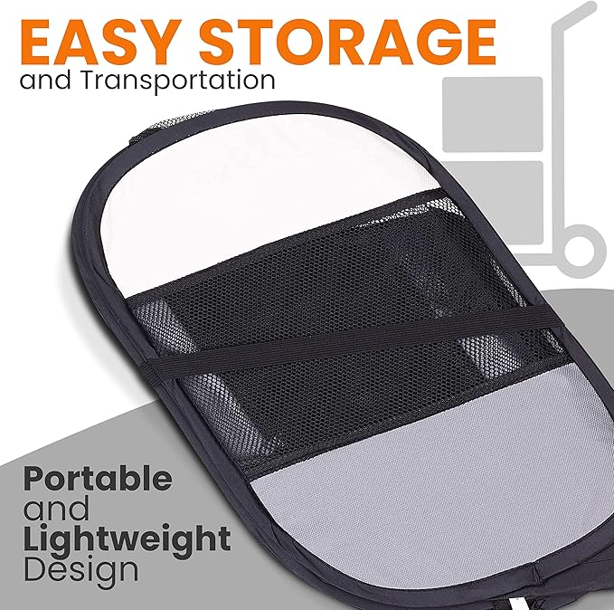 SereneLife On-The-Go Foldable Portable Pet Tent 8-Panel Playpen for Dog & Cat w/Food/Water Bowl, Mesh Exercise Puppy Playground, Pet House Indoor & Outdoor, Travel & Camping Pet Kennel (Grey, Medium)