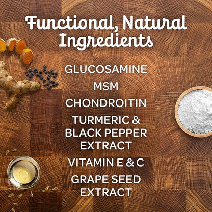 Wholesome Pride Hip & Joint Supplement for Dogs – 90 Soft Chews – Glucosamine, Chondroitin, MSM & Turmeric – Mobility Support & Arthritis Relief for Growing, Adult & Senior Dogs