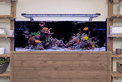 Current USA 36-48" Inch Orbit Marine LED Saltwater Reef Marine Aquarium Light | 24 Hour IR Lighting & eFlux Wave Pump Control | Adjustable Color Spectrum for Fish Tank (4102)