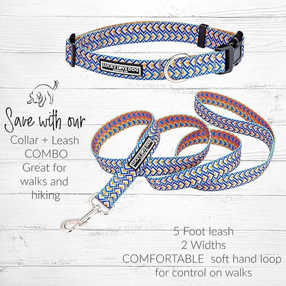 Lucky Love Dog Collars, Comfortable, Soft, Cute Dog Collar for Small Medium Large Dogs, Murphy, Large