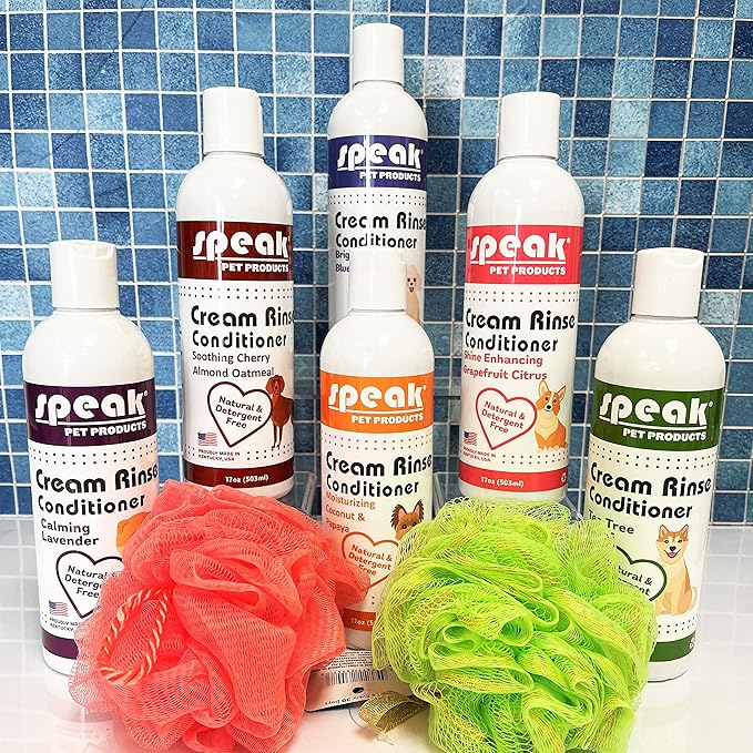 Dog Natural Cream Rinse Conditioner, Lavender, 17oz