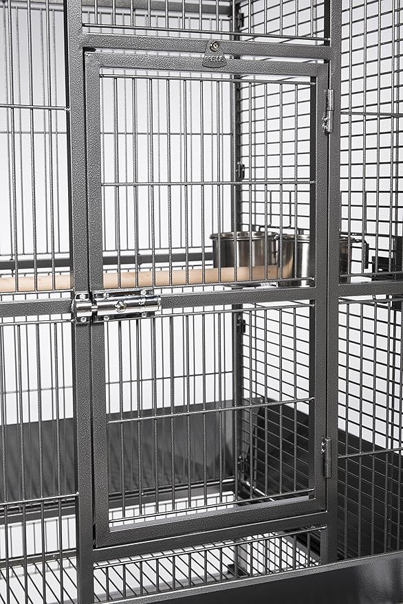 Prevue Pet Products 34521 Dometop Bird Cage, Large, Black Hammertone